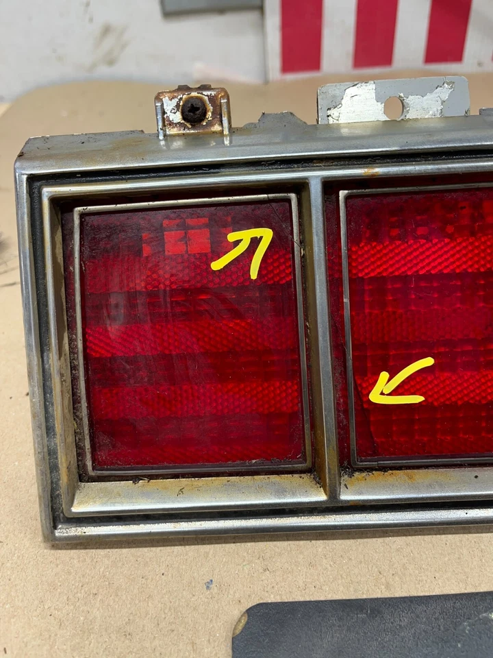 1978 78 雪佛兰 MONTE CARLO 左尾灯项目组件 原始设备制造商 需要 工作 OE — 第 2/4 张图片