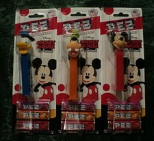 PEZ MICKEY MOUSE AND FRIENDS DIFFERENT DISPENSERS 3 NEW ... AUCT 2693