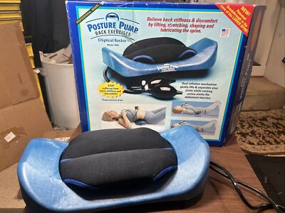 Posture Pump Model 2000 Back Exerciser Pump Elliptical Back Rocker