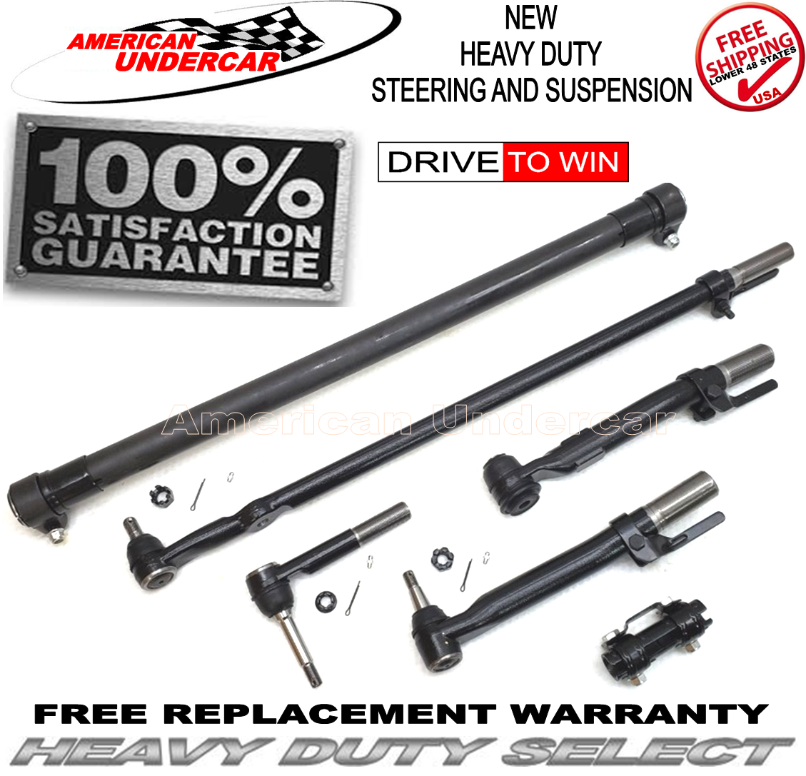 Ford F250 F350 Steering Kit HD Drag Link Tie Rods Sleeves 2011 2016