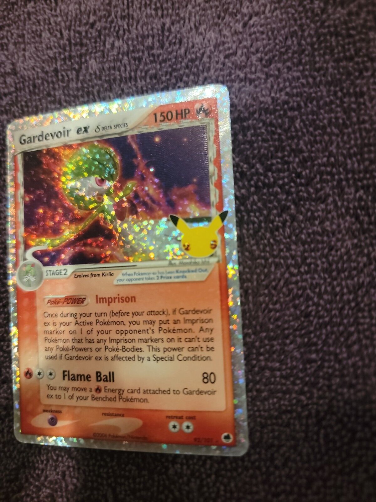 Gardevoir Ex - Celebrations Pokémon card 093/101