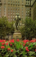 Statue Of General Moses Cleaveland Cleveland Ohio Postcard