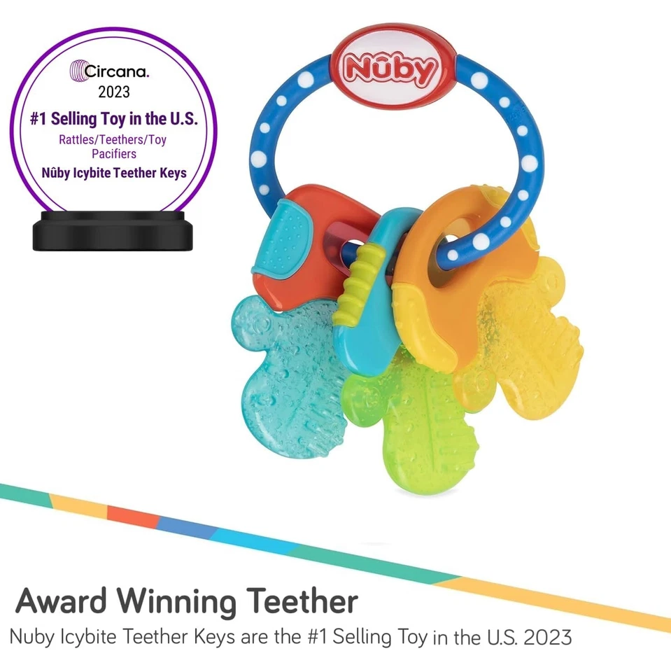 Nuby Ice Gel Teether Keys - Image 3 of 4