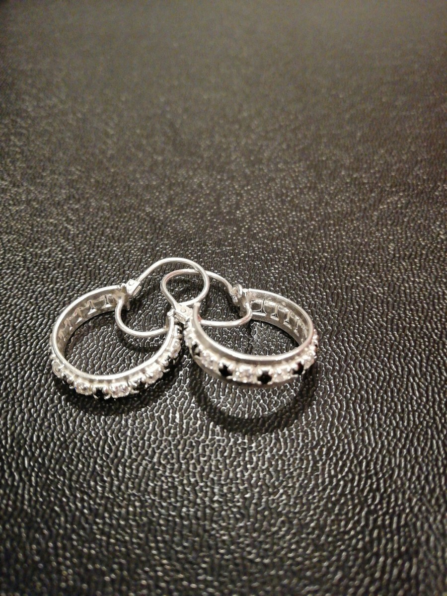 JARA 925 FINE SILVER ART FILIGREE HOOP EARRINGS. 925 ONIX | eBay JARA 925 FINE SILVER ART FILIGREE HOOP EARRINGS. 925 ONIX | eBay