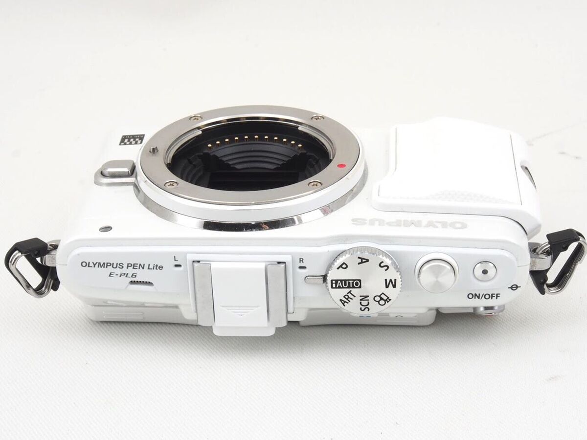 Olympus Pen Lite E-PL6 mirrorless digital camera Body White | eBay