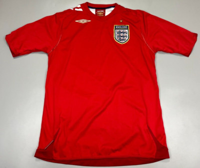 Umbro England Fußball 2006/2008 Auswärtstrikot Trikot Gr. M Medium