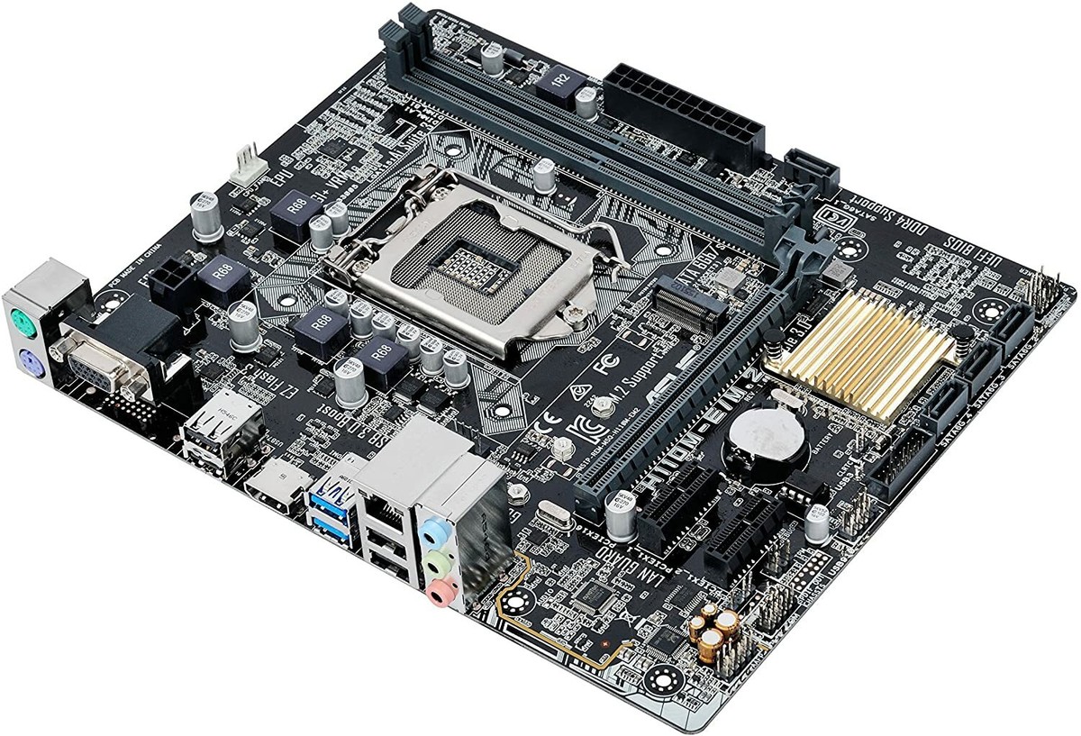 For ASUS H110M-E/M.2 DDR4 LGA1151 Motherboard VGA+ DDR4 32G M-ATX