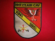 US Army HHT 7th KINGBIRD Squadron 1st Cavalry Regiment Vietnam War Patch