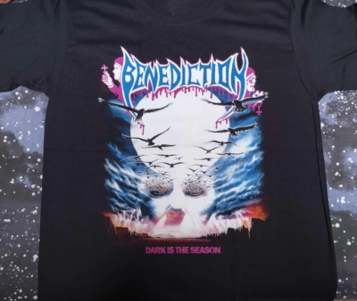 Benediction Dark is the season Album Shirt Men Women Unisex Cotton
