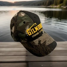 Gilmore Crane Corp Hat Trucker Cap Towsleys Camo Embroidered Topeka Kansas USA