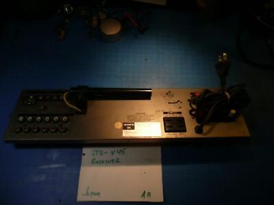 Sony STR-V45 Receiver Replacement Parts Rear Panel Plate W/Antenna & More