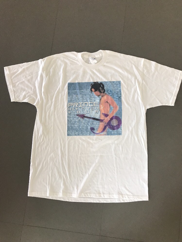 Prince - Rare Vintage Hit N Run Tour T-shirt Authentic Never Worn