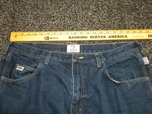 Tyndale FR Jeans Mens 38x30 Blue Denim Flame Resistant Broken In Relaxed F290T - Picture 13 of 17