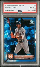 2022 Bowman Chrome Sapphire -Jeremy Pena- RC-PSA-8-NearMint-#75175800