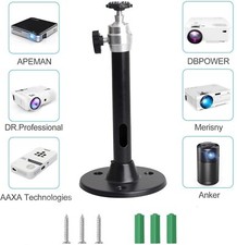 Soporte de montaje en techo de pared universal giratorio 360 para mini proyector cámara DVR