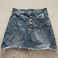 GAP Women's Jean Button Up Skirt Size 4/27