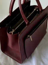 Victoria Beckham  Original Leather Hand Bag Number 67 Burgundy 