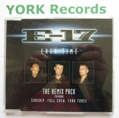 E-17 - Each Time - Excellent Condition CD Single Telstar CDSTAS3017