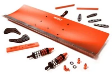 Red Alloy Machined Snowplow Kit for Traxxas 1/10 Scale E-Maxx Brushless