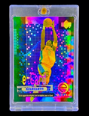 KOBE BRYANT PURPLE BLUE REFRACTOR SP Insert Holo Rainbow Upper Deck 2 - LAKERS