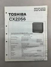 Toshiba CX2056 Original Service Manual Free Shipping
