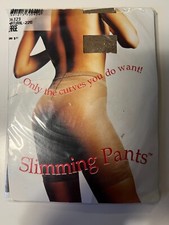 Slimming Pants Vintage Pantyhose Large US Size 14-16 Natural Tummy Lift