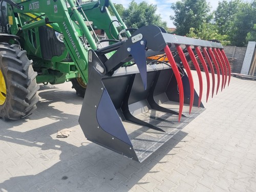 Silozange Greifschaufel Krokodilgebiss Schaufel 1,8 m Frontladerschaufel Euro - Bild 14 von 20