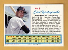 CARL YASTRZEMSKI '67 Boston Red Sox / 20th Century series #8 / NM + free ship
