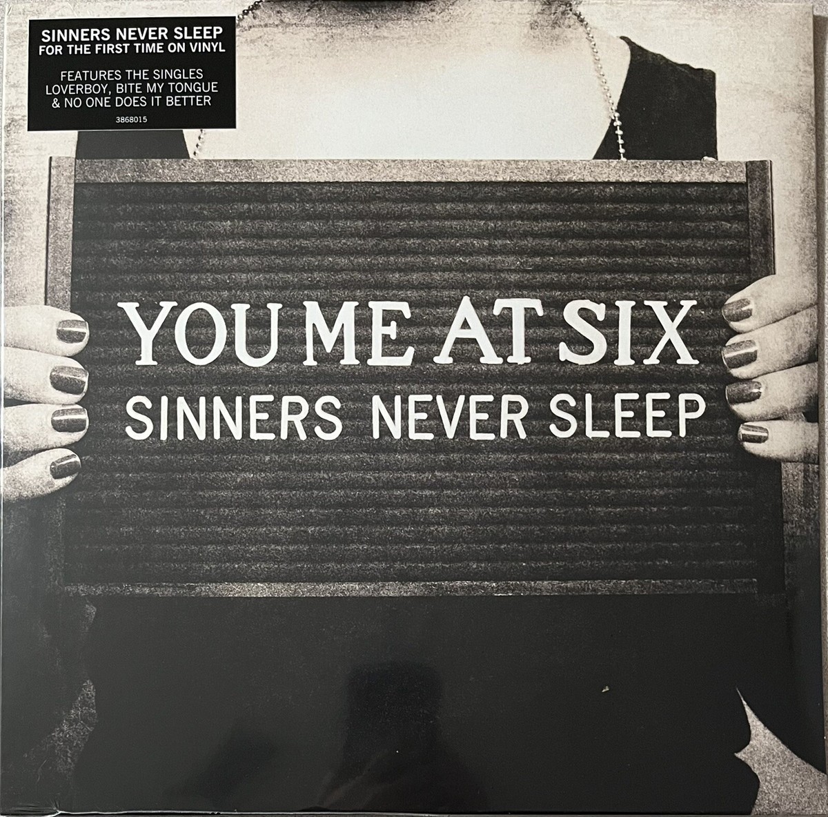 欧3discs LP You Me At Six Sinners Never Sleep (10th Anniversary Edition) 3868010 EMI /00920 You Me At Six Sinners Never Sleep 10th Anniversary Edition