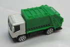 Collectible MAISTO Garbage Truck 12237 Green and White 1:64 SCALE Loose