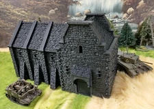 Greendale Armory or Great Hall 28mm Village Terrain D&D Warhammer Bolt Action