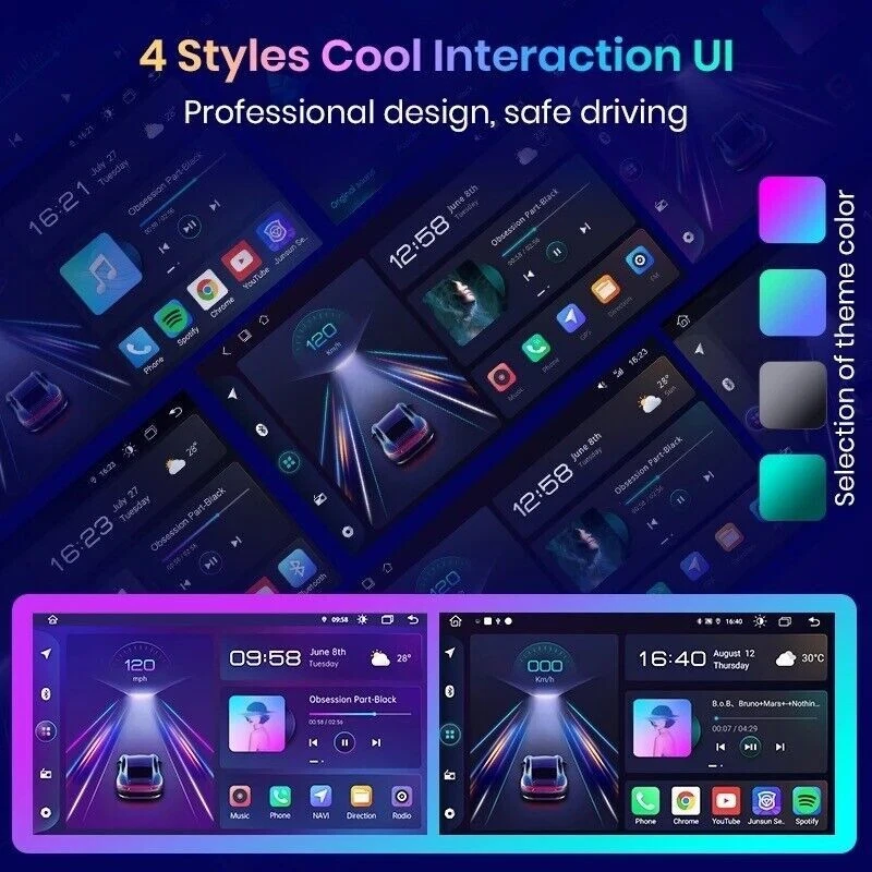 Carplay Clio 4 2012-2016 🌎Autoradio sans fil - Écran tactile 10 sous Android 12 - Photo 3/4