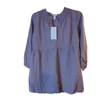 Isabel & Ingrid Maternety Blouse Purple Multiple Sizes
