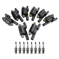NGK Ignition Coil 8 Nickel Spark Plugs Kit For Savana 1500 5.3 V8 Vin 4