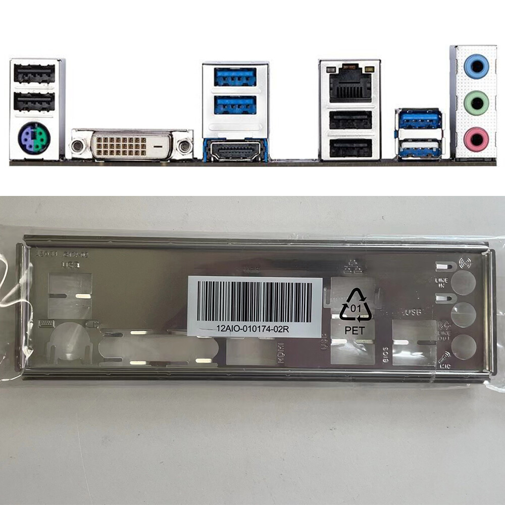 1Pcs For Gigabyte B550M DS3H I/O Shield Back Plate BackPlate