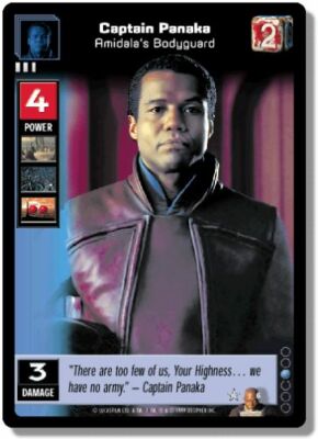 Star Wars Young Jedi CCG Jedi Council Captain Panaka, Amidala's Bodyguard # 6