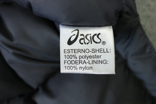 Vintage Asics Down Puffer Jacket Men's Size Medium Gray 1975 - Picture 11 of 13