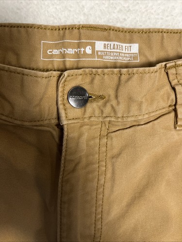Carhartt Relaxed Fit Rugged Flex Mens Pants 30x30 Brown BN2802-M - Picture 2 of 21