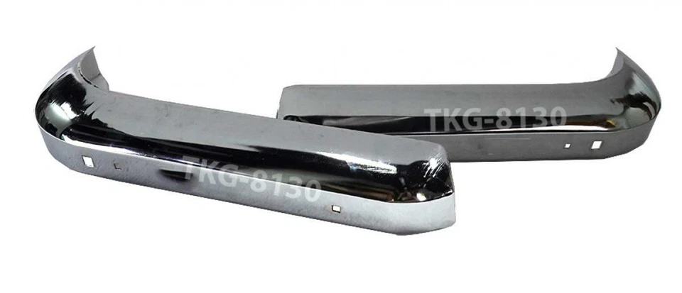 1 Pair Steel Rear Bumper For Nissan Datsun 520 521 620 Pickup 1968- 1979 - Imagem 4 de 4