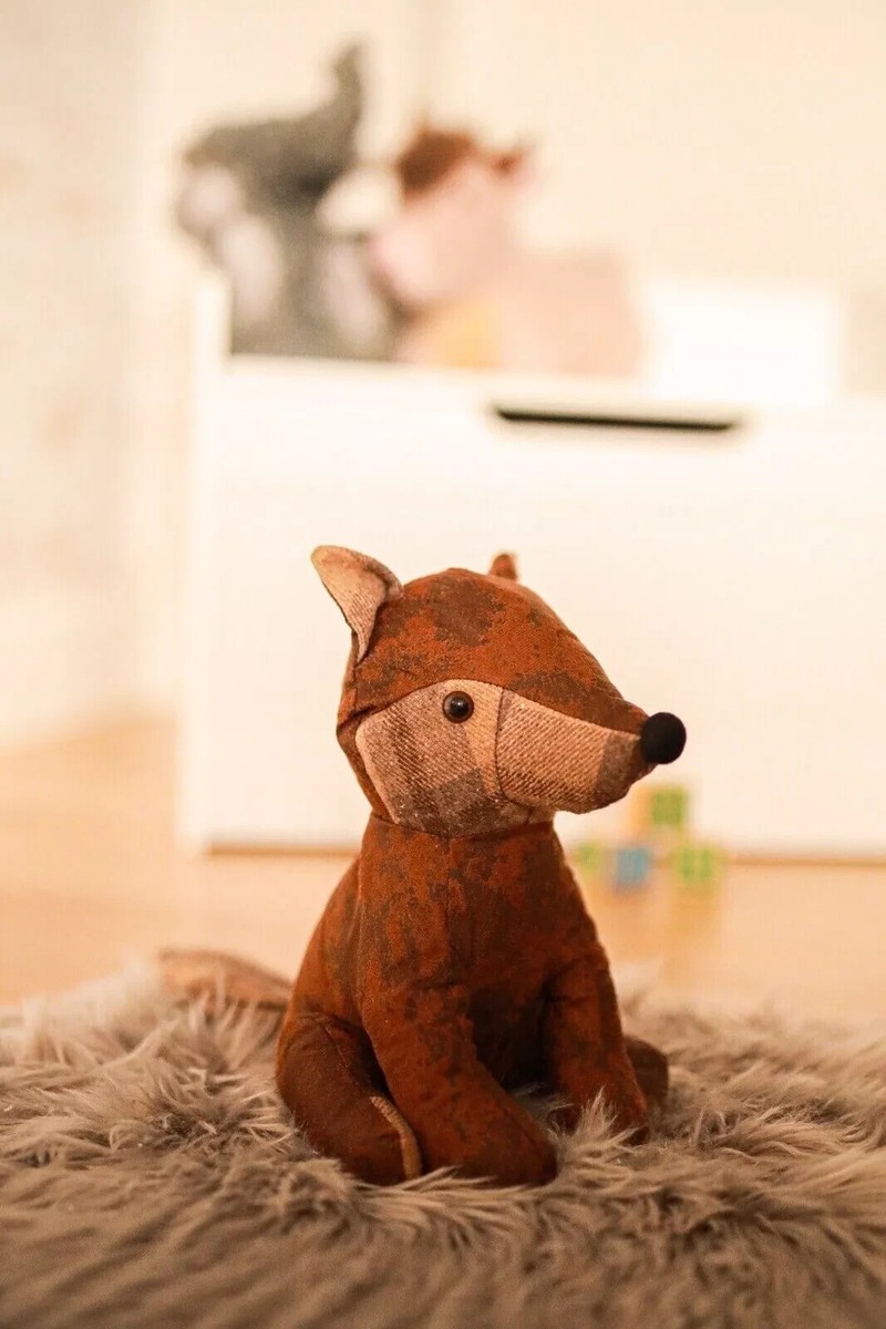 Fox Door Stop Animal Heavy Wedge Stopper Animal Filled Home Decor