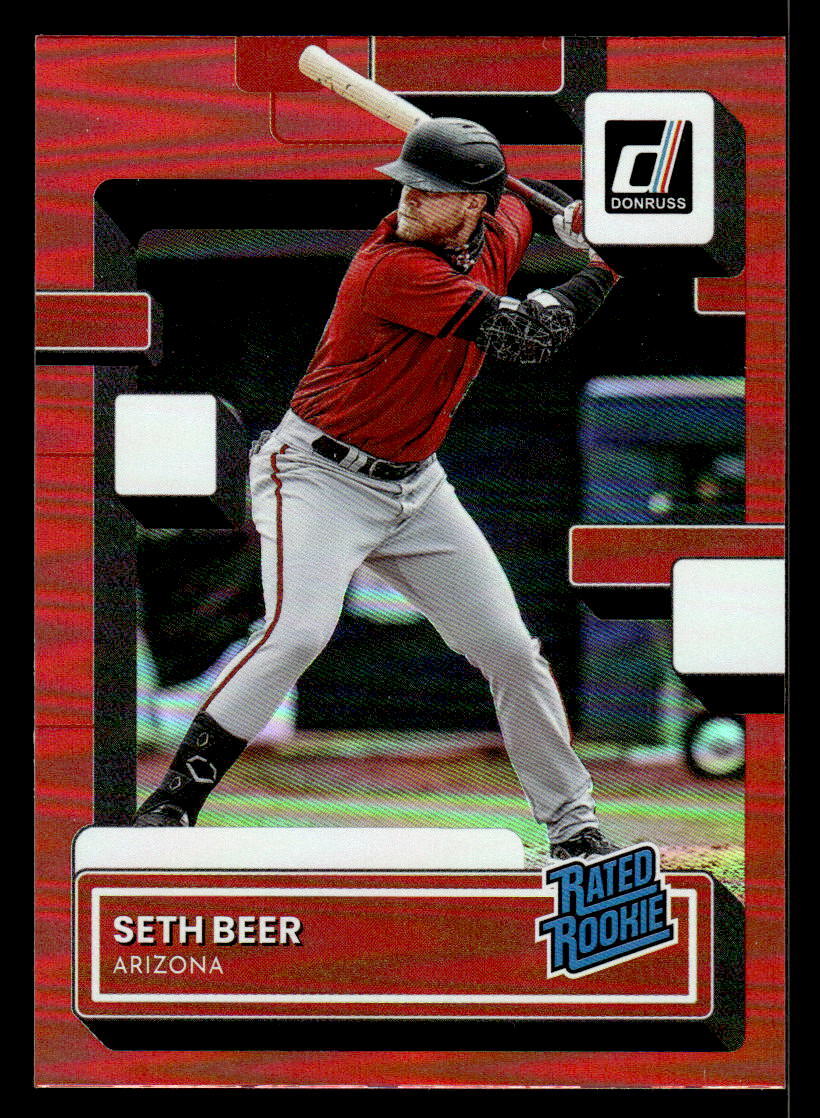 2022 Donruss - Holo Red - #58 Seth Beer - Arizona Diamondbacks