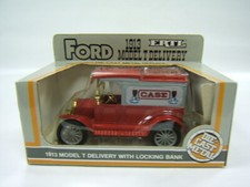Ertl Ford 1913 Model T Delivery Case gray/red Bank MIB