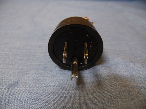 NEMA 20A 125V Straight Blade Male Replacement Plug Connector Rubber USA SHIP - Picture 4 of 11
