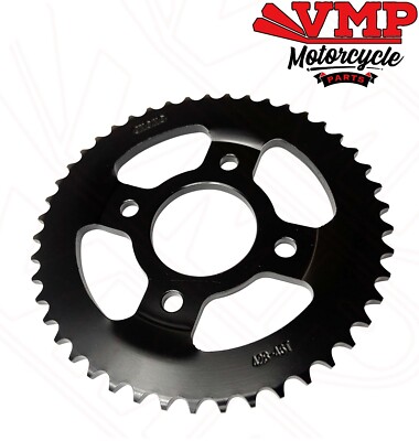 New Rear Drive Sprocket Black 428-46T 4 Bolt For Mash Seventy Five 125