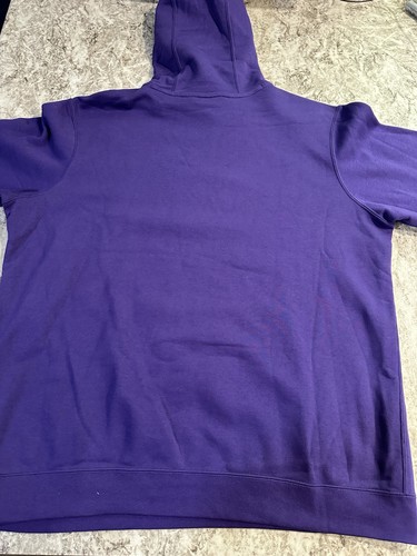 NWT Men’s Nike Kansas State Wildcats Club Fleece Hoodie XL Purple K-state X-Larg - Picture 8 of 8