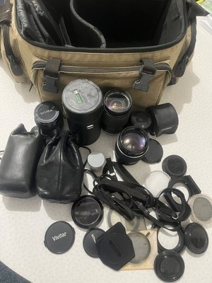 Vintage 35 mm Camera Lens - Lot - Olympus, Vivitar, Sigma, Hanimex