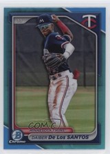 2024 Bowman Draft Chrome Sky Blue Refractor Daiber De Los Santos #BDC-105 11cz