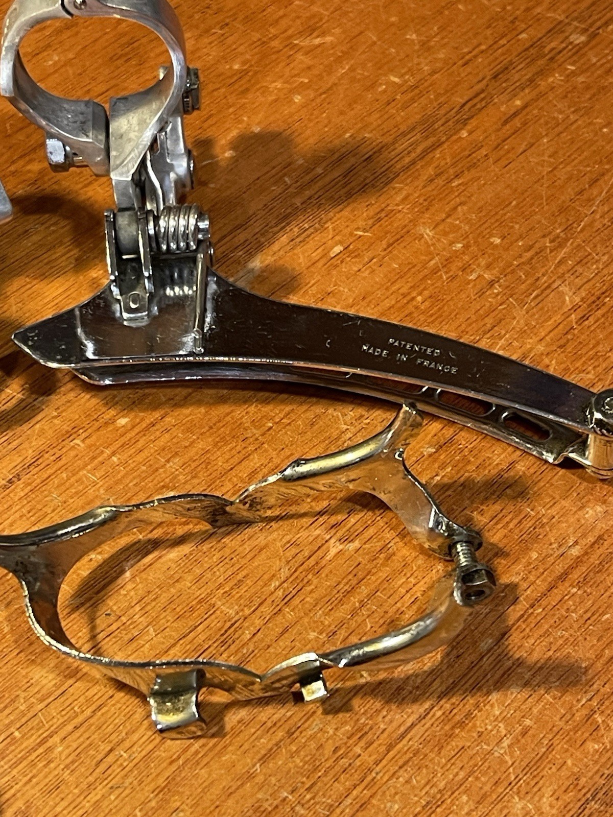 Vintage Huret Jubilee Derailleurs With  Down Tube Shifters Plus Cable Guide