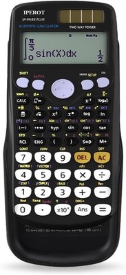 Scientific Calculators Black Math Calculator 417 Function Solar Battery Power