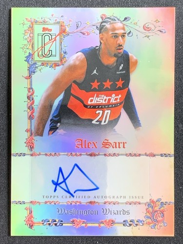 2025 Topps Signature Alex Sarr Base (RAW)